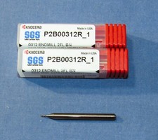 New SGS 1/32  Dia. 0.0936  LOC 1-1/2  OAL 2 Flute Solid Carbide Ball End Mills
