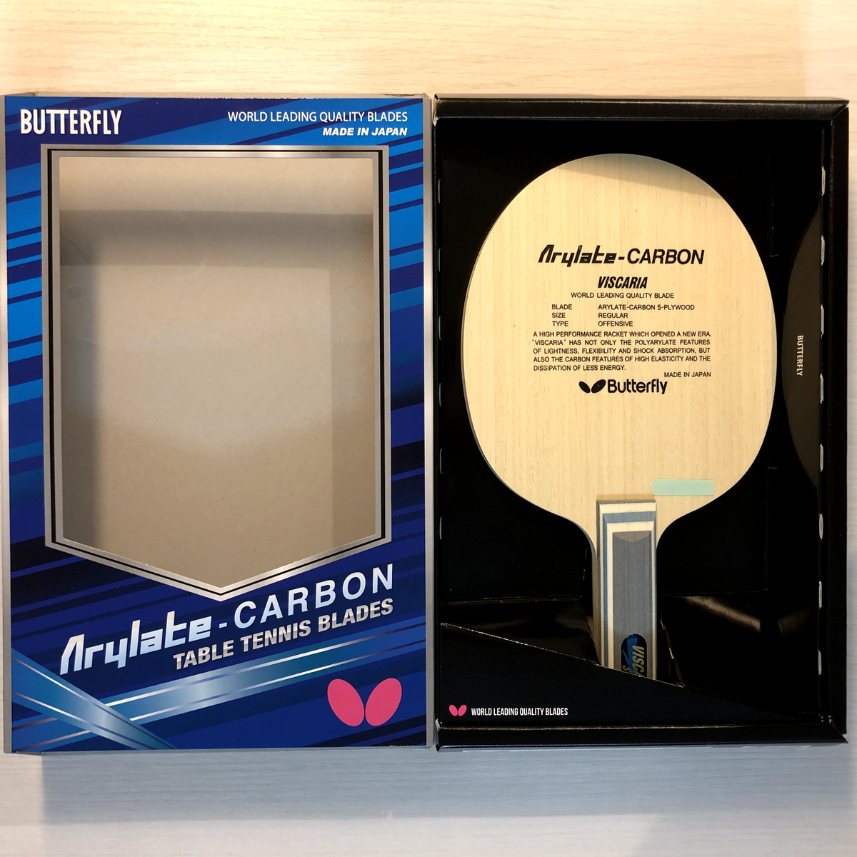Butterfly Viscaria (ALC) ST/Straight 30044 88.28 g Table Tennis
