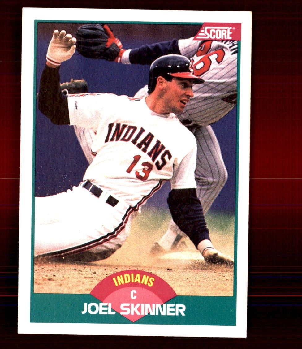 1989 Score Rookie & Traded #76T Joel Skinner Cleveland Indians