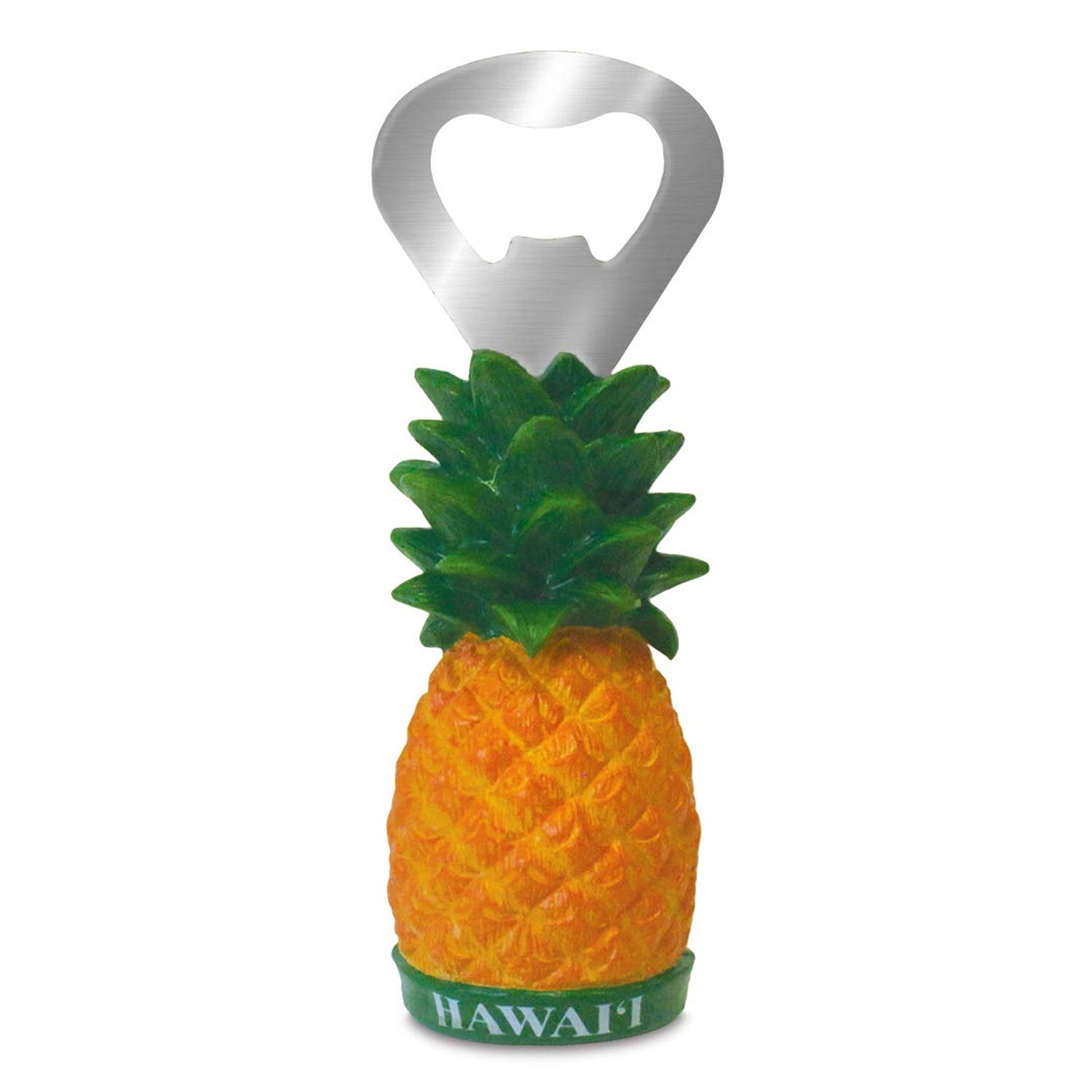 Hawaiian Hand-Painted Polyresin Bottle Opener Refrigerator M