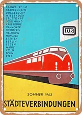 METAL SIGN - 1963 DB summer 1963 city connections Vintage Ad