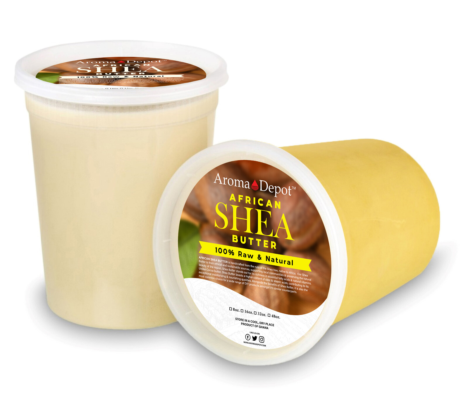 African Shea Butter Raw Unrefined 100% Natural Organic Pure IVORY Wholesale