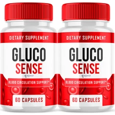 Gluco Sense Advanced Blood Formula Glycogen Max Support Supplement 120 Capsules