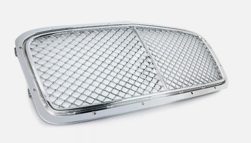 For 13-19 Bentley Flying Spur Front Radiator Chrome Grille Trim & Grill Mesh USA