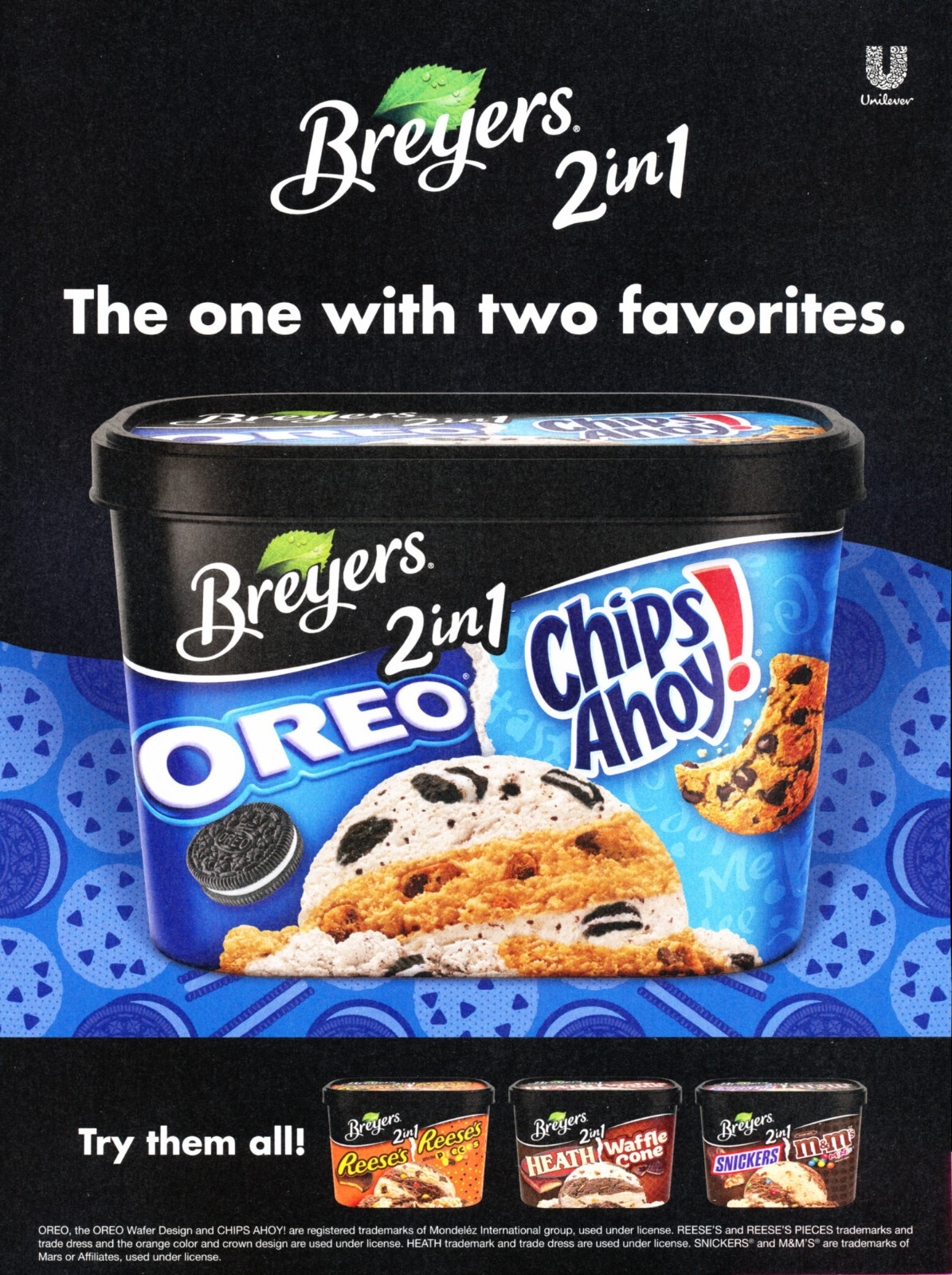 BREYERS ICE CREAM AD 10 MAGAZINE promo AD 2019 OREO & CHIPS AHOY eBay