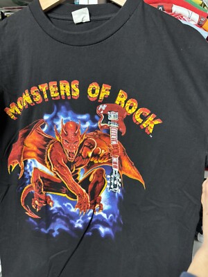 Monsters of Rock 1991 Vintage T-Shirt Donington Park Single Stitch