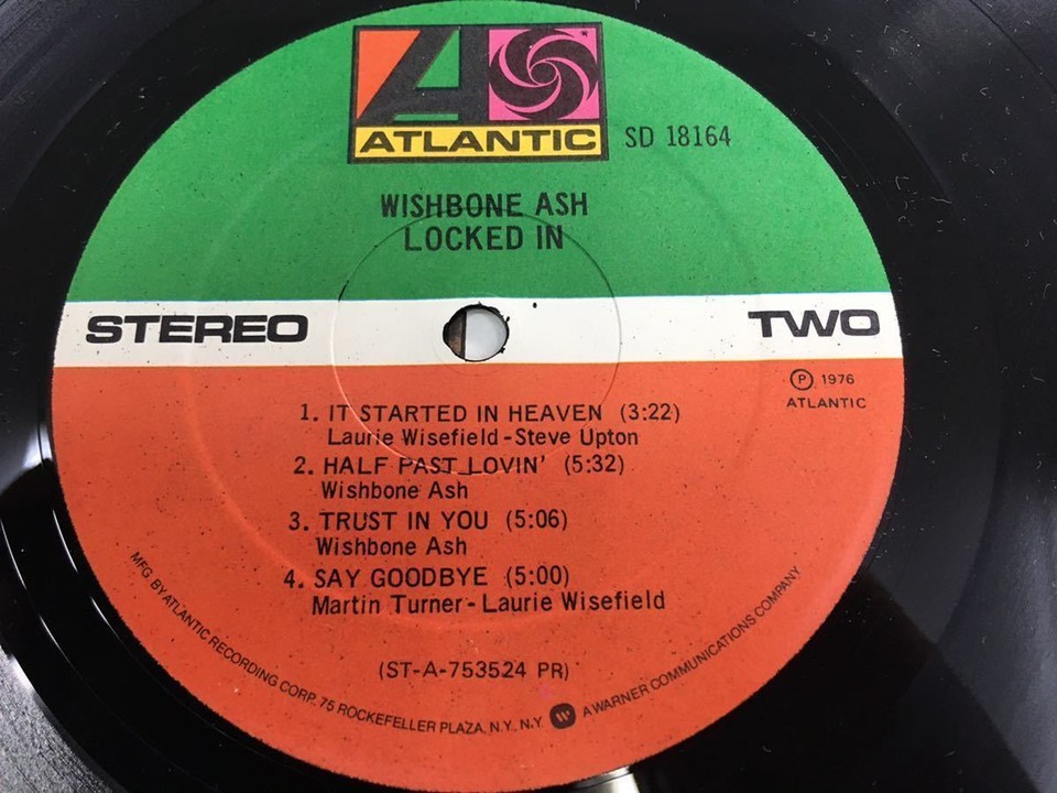 Wishbone Ash Used LP US Original Edition Wishbone Ash Locked In Cut Edi