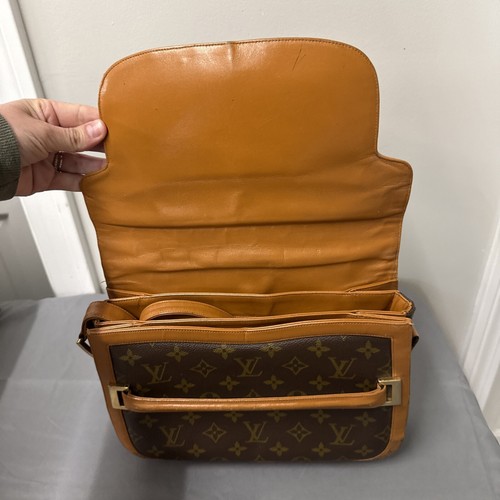 Rare Vintage Louis Vuitton French Company Monogram Flap Bag Purse - Picture 12 of 24