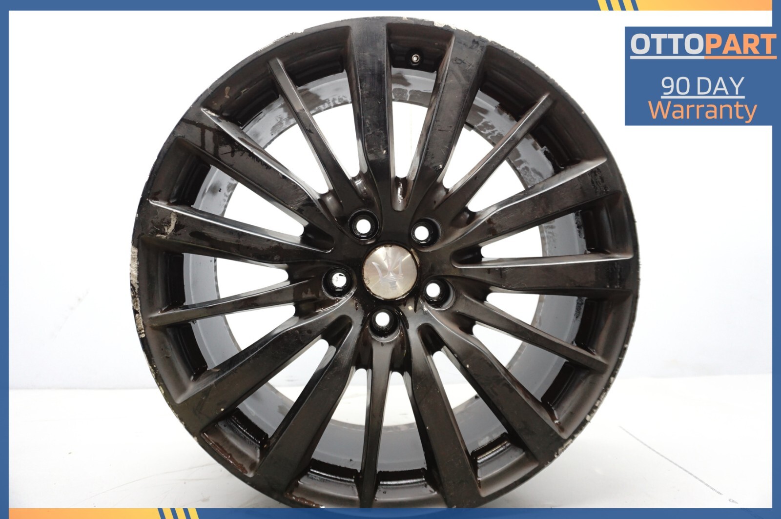 2014-2020 Maserati Ghibli Front Wheel Rim OEM 670016852 Gloss Black 8.5 x 19 19"