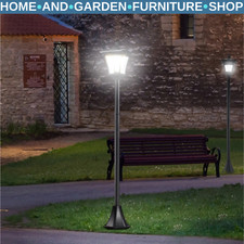 2 Pack Solar LED Post Lights Outdoor Garden Pathway Bollard Lamps 1.6m Tall