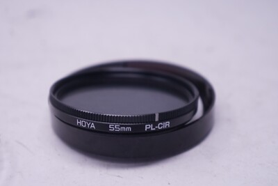 Hoya 55mm PL-CIR Circular Polarisator Filter, & Keeper