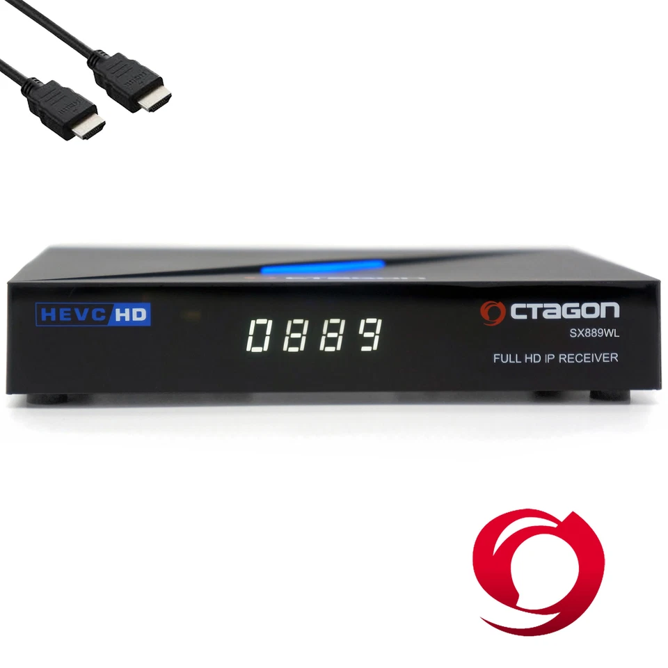 ►OCTAGON SX889 WL HD H.265 IP Set-Top Box - Smart IPTV Receiver 150 Mbit Wifi ♻️ - Bild 2 von 4