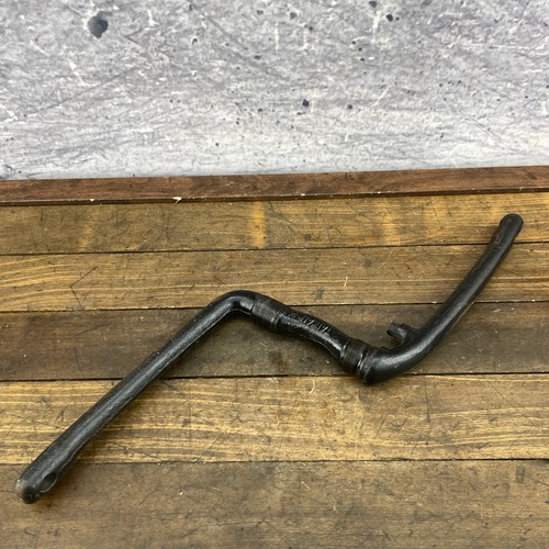 Vintage BMX Crank Set 165 mm Old School BMX 1PC Steel 1/2 BMX Black Taiwan 90s - Picture 9 of 11