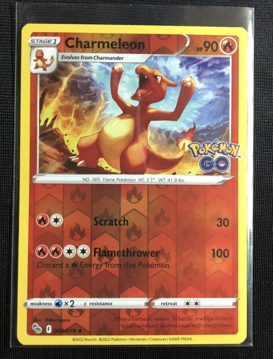 Pokémon TCG Charmeleon Pokemon GO 009/078 Regular Uncommon