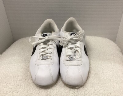 Nike Cortez '72 Men's Sz 9.5 White Black Sneakers Leather Classic