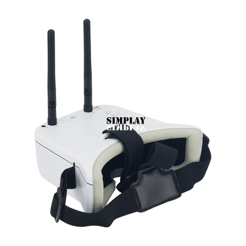5.8G 2000mW Wireless Video Transmission System FPV TX RX 3 Inch FPV Goggles - Picture 2 of 8