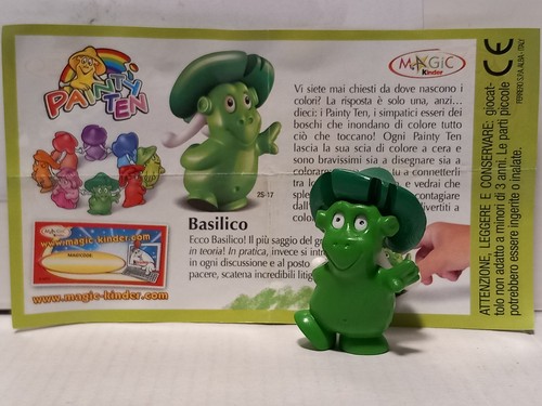 JUEGO COMPLETO DE DIEZ FIGURAS PINTADAS PARA NIÑOS SORPRESA FERRERO + TOPPER DE PASTEL BPZ RARO - Imagen 7 de 13