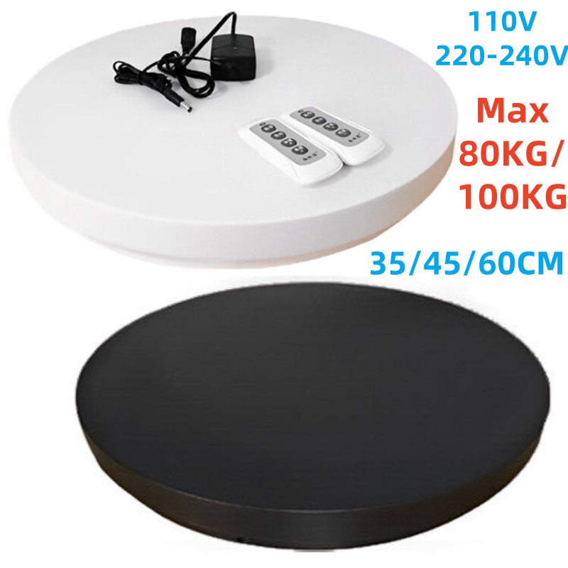 14 18 24 Inch Rotating Display Stand Electric Turntable for Jewelry Photography