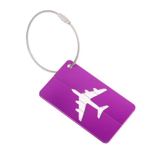 Aluminum Alloy Travel Luggage Tags Baggage Suitcase Address Tag Label =s= - Picture 14 of 19