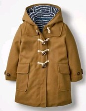 MINI BODEN MÄDCHEN WOLLMISCHUNG WINTER TRADITIONELLER DUFFLECOAT ALTER 6-7 JAHRE BRANDNEU