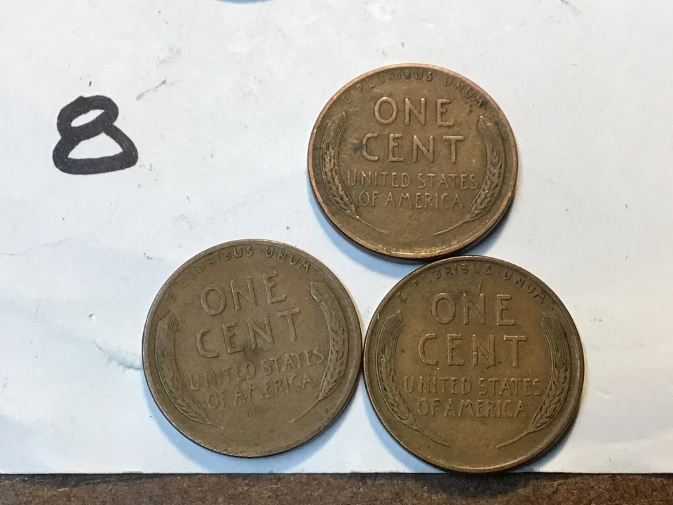 1936-P-D-S LINCOLN CENTS PENNIES, 3 Coins for 1 price - Image 2 of 4