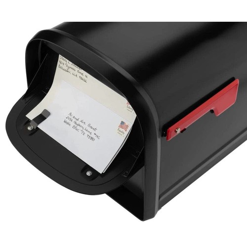 NEW! Oasis 360 Black, Large, Steel, Locking Parcel Mailbox With 2-Access Doors - Picture 4 of 13