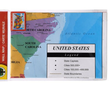 Wall Map of the USA 40 by 28 inches Geography United States Poster