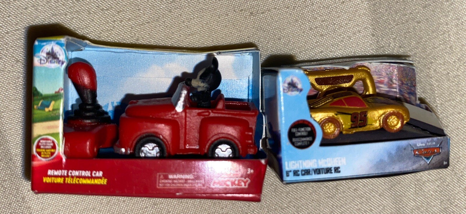 Mini Brands Disney Edition Mickey Mouse Remote Control Toy Car With Gold Car