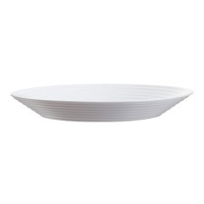 Image of Luminarc Harena Sophisticated Ridged Edges Soup Plate 23cm White