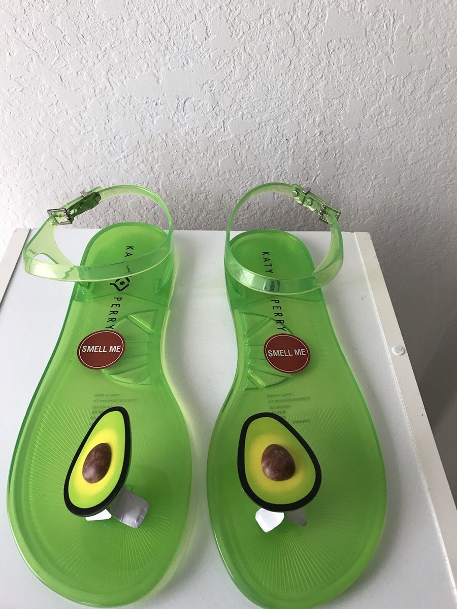 Katy Perry The Geli Avocado Green Ankle Strap Sandal Size 10 New