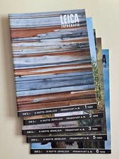 Vintage Leica Fotografie Magazine, 5 Issues from 1966, German Language