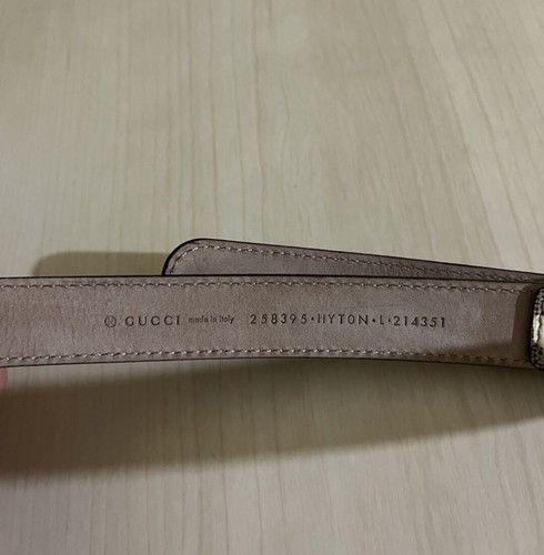 Gucci girls GG Supreme printed buckle belt - Picture 4 of 5