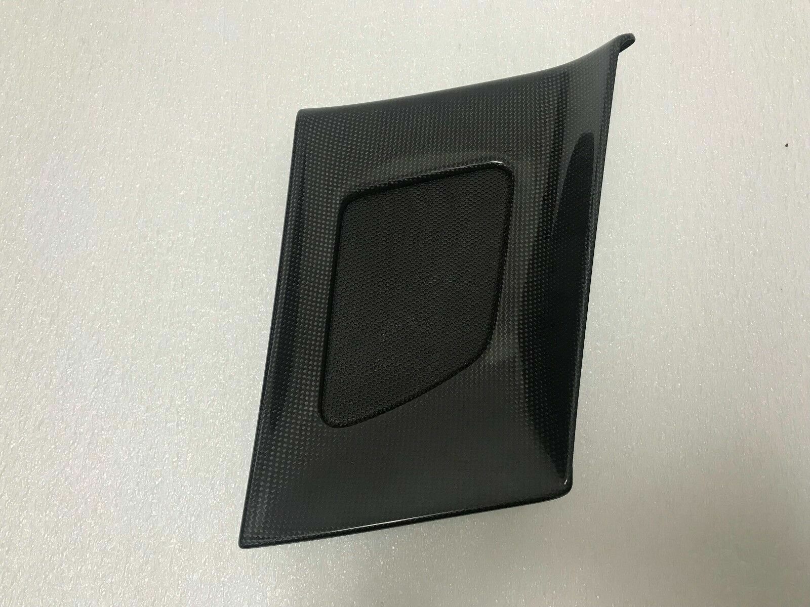 FERRARI 458 DRIVER LEFT CARBON RECESS TRIM PANEL W/ SPEAKER GRILL OEM 82990200