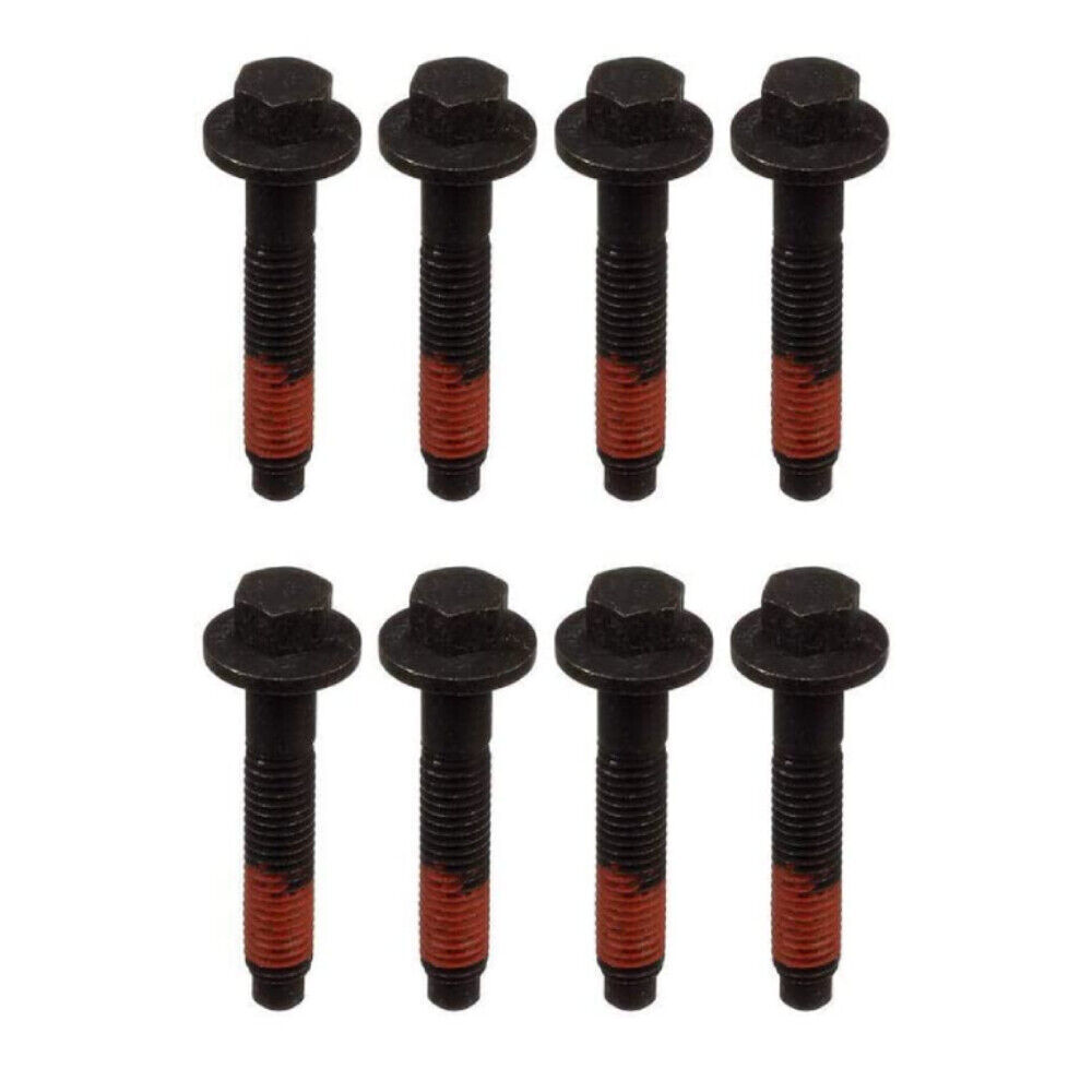 16PCS Exhaust Manifold Bolt Stud Nut Kit For Chrysler Jeep Dodge Ram ...