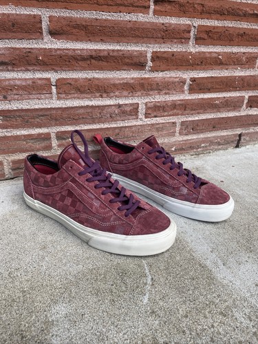 authentic red checkered vans