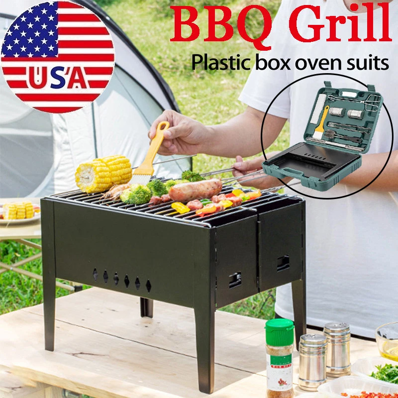 Portable Table Top Charcoal Grill