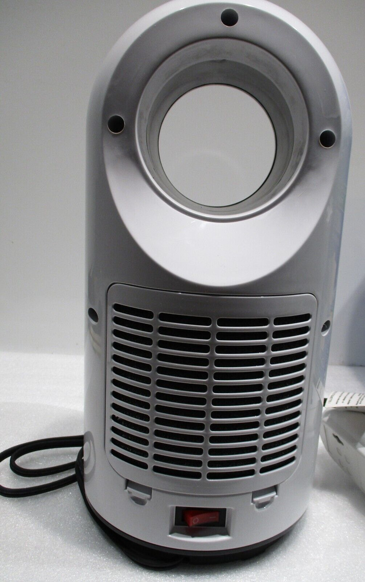 LivePure Turbine Vortex Auto Duster Oscillating 1500w Heater w/ Filter  White | eBay
