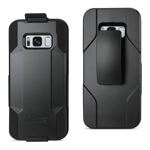 Reiko 3-In-1 Hybrid Heavy Duty Holster Combo Case For Samsung Galaxy Cell Phones - Picture 5 of 20