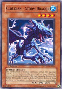 Cloudian - Storm Dragon - LODT-EN040 - Common - Unlimited Edition x3 - Near Mint