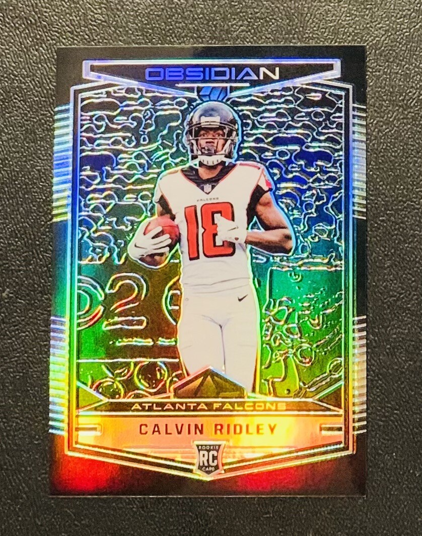 2018 Panini Obsidian Football CALVIN RIDLEY RC #107 SP /100 Falcons Jaguars