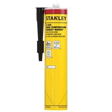 Stanley S430 High Temp Gasket Maker RTV Silicone Sealant, 10.1oz 1 Pack - Red
