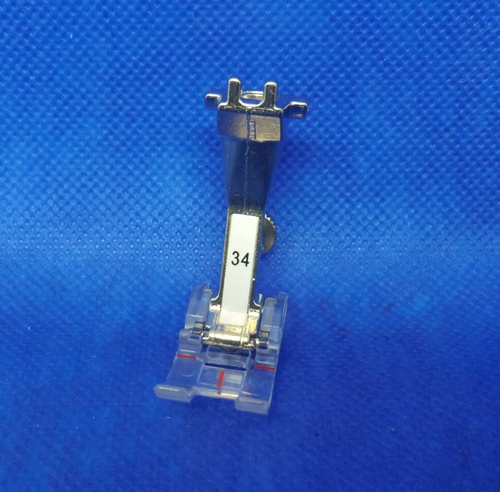 BERNINA Reverse Pattern Foot #34 Clear Sole Gamma Kappa Machine 5.9 | 9mm - Picture 3 of 7