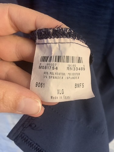 Urbane Ultimate Scrub Size We XL pocket Crossover Navy Blue GUC #304 - Picture 5 of 7