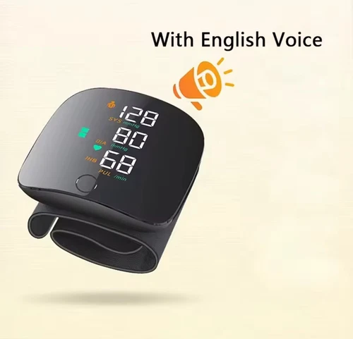 Smart touch LCD wrist blood pressure monitor with heart rate & BP tracking. - Picture 2 of 3