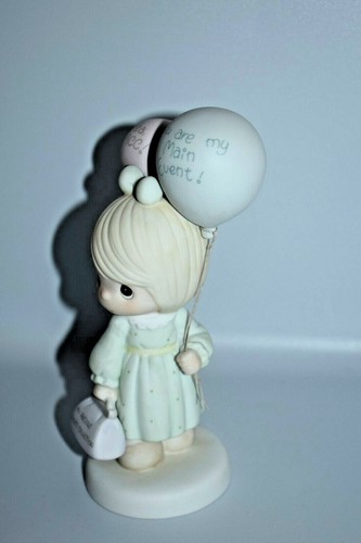 Figura Globos Niña Vintage 1987 Pecious Moments You Are My Main Event - Imagen 3 de 10