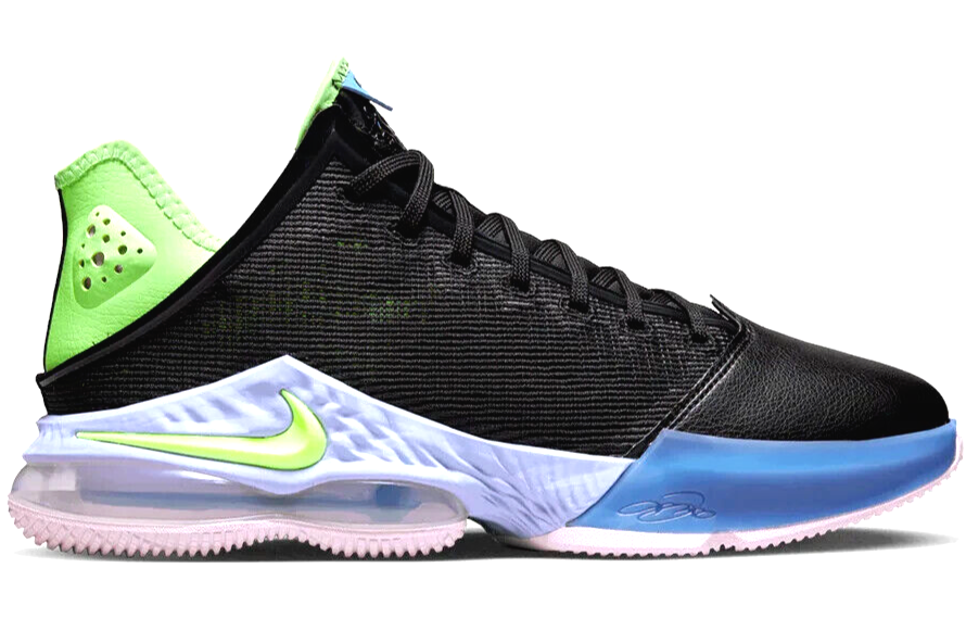 MENS NIKE LEBRON XIX 19 LOW BLACK GHOST GREEN BASKETBALL ATHLETIC SNEAKER SHOES Nike Lebron 19 Low  main image 4