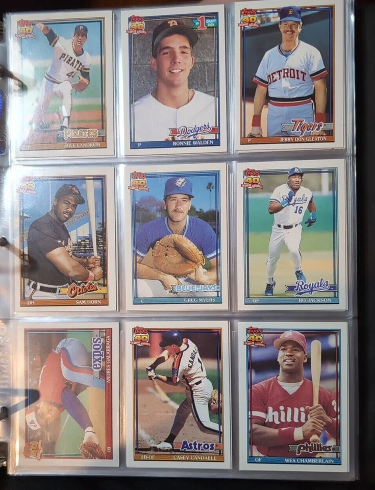 1991 Topps base cards 501-700 Pick from drop down list - Image 4 of 4