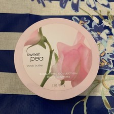 Bath & Body Works Sweet Pea Body Butter Full Size 7 oz 200g Rare Retired Scent