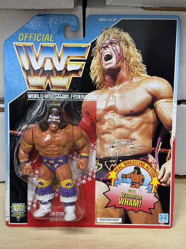 WWF Hasbro Series 3 Ultimate Warrior Wrestling Fig...