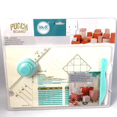 Gift Box Punch Board Craft Tool New Martha Steward